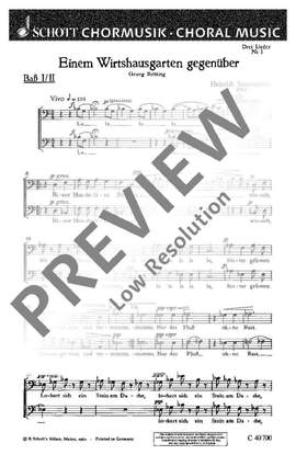Sutermeister, Heinrich: Drei Lieder