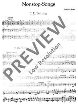 Zehm, Friedrich: Nonstop-Songs