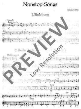 Zehm, Friedrich: Nonstop-Songs