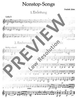 Zehm, Friedrich: Nonstop-Songs