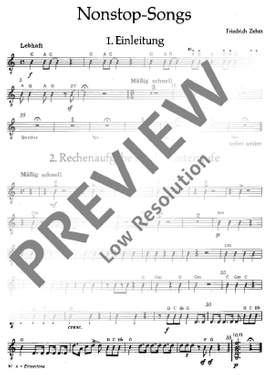 Zehm, Friedrich: Nonstop-Songs