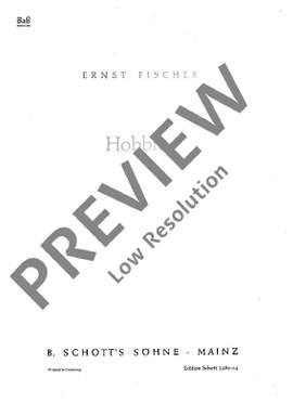 Fischer, Ernst: Hobbies