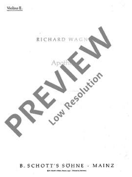Wagner, Richard: Apotheose des Hans Sachs WWV 96
