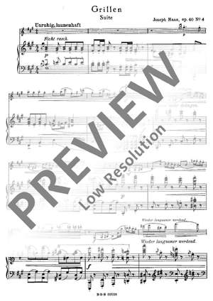Haas, Joseph: Grillen op. 40