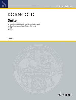 Korngold, Erich Wolfgang: Suite op. 23
