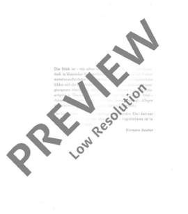 Reutter, Hermann: Sonata Monotematica