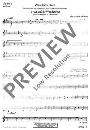 Hollfelder, Waldram: Wanderkantate