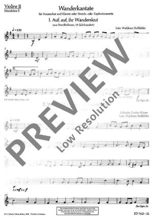 Hollfelder, Waldram: Wanderkantate
