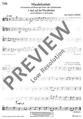 Hollfelder, Waldram: Wanderkantate