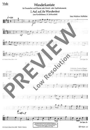 Hollfelder, Waldram: Wanderkantate