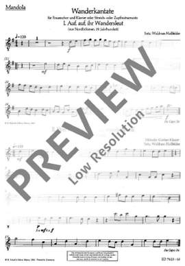 Hollfelder, Waldram: Wanderkantate