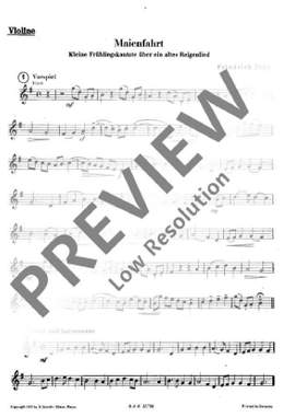 Zipp, Friedrich: Maienfahrt op. 6/1