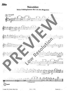 Zipp, Friedrich: Maienfahrt op. 6/1