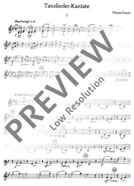 Fussan, Werner: Tanzlieder-Kantate