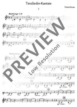Fussan, Werner: Tanzlieder-Kantate