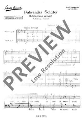 Schmid, Heinrich Kaspar: Vier Männerchöre op. 94/4