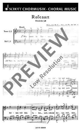 Schmid, Heinrich Kaspar: Rosenart op. 94/1