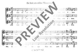 Pepping, Ernst: Es freit ein Wilder