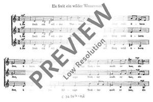 Pepping, Ernst: Es freit ein Wilder