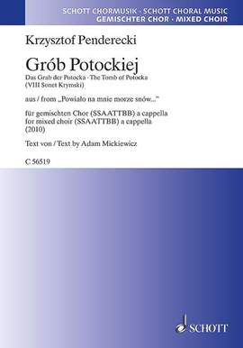 Penderecki, Krzysztof: Grób Potockiej