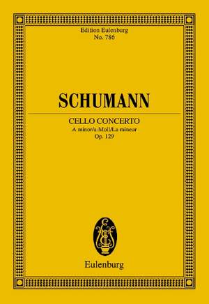 Schumann, Robert: Concerto A minor op. 129
