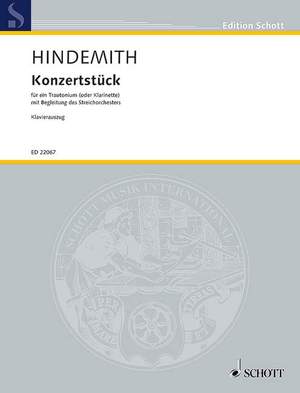 Hindemith, Paul: Concert Piece