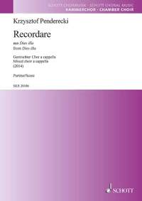 Penderecki, Krzysztof: Recordare