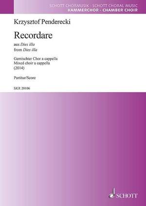 Penderecki, Krzysztof: Recordare