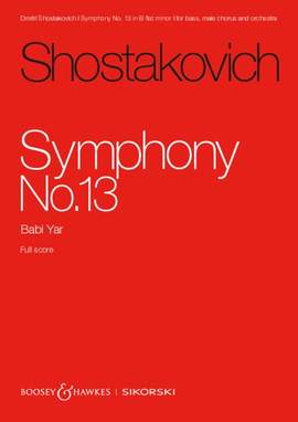 Shostakovich, D: Symphony No. 13 B flat minor op. 113