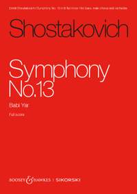 Shostakovich, D: Symphony No. 13 op. 113