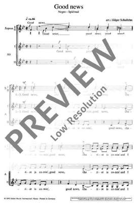 Schallehn, H: Drei Negro-Spirituals