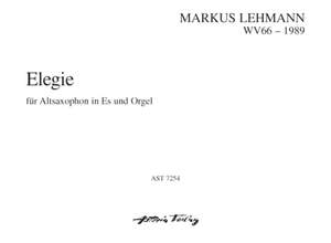 Lehmann, Markus: Elegie auf den Tod eines Freundes WV 66