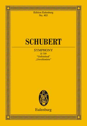 Schubert, Franz: Symphony No. 8 B minor D 759