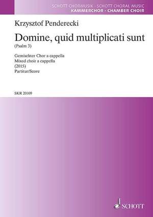 Penderecki, Krzysztof: Domine quid multiplicati sunt