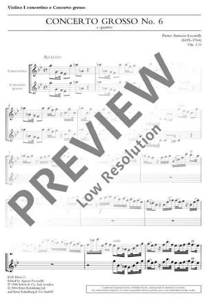 Locatelli, Pietro Antonio: Concerto Grosso op. 1/6