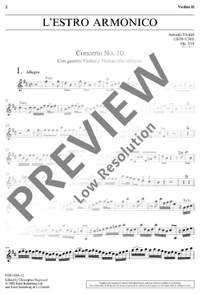 Vivaldi: L'Estro Armonico op. 3/10 RV 580 / PV 97