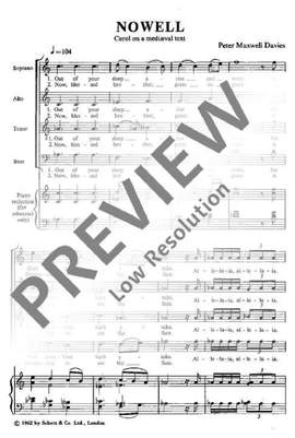Maxwell Davies, Sir Peter: Nowell