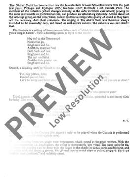 Tippett, Sir Michael: Come Let Us Sing a Song in Canon