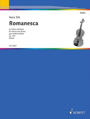Sitt, Hans: Romanesca op. 13/1