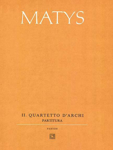 Matys, Jirí: String quartet No. 2