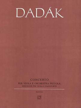Dadak, Jaromir: Concerto