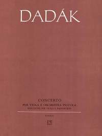 Dadak, Jaromir: Concerto