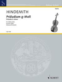 Hindemith, Paul: Präludium G minor