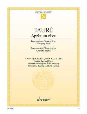 Fauré, Gabriel: Après un rêve op. 7/1