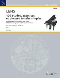 Lens, Nicholas: 100 etudes, exercises and simple tonal phrases