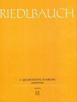 Riedlbauch, Václav: String Quartet No. 1