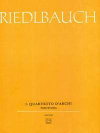 Riedlbauch, Václav: String Quartet No. 1