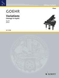 Goehr, Alexander: Variations op. 93
