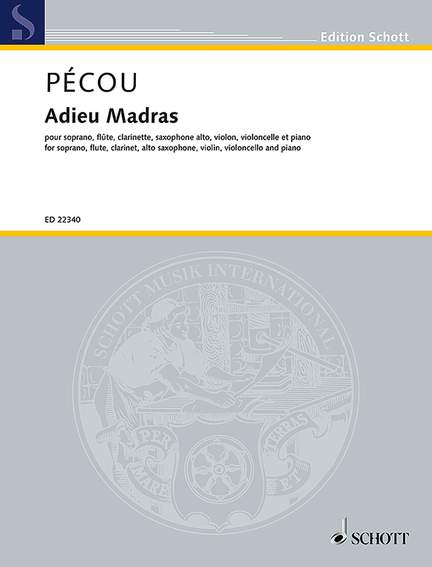 Pécou, Thierry: Adieu Madras