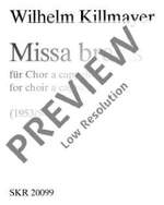 Killmayer, Wilhelm: Missa brevis Product Image